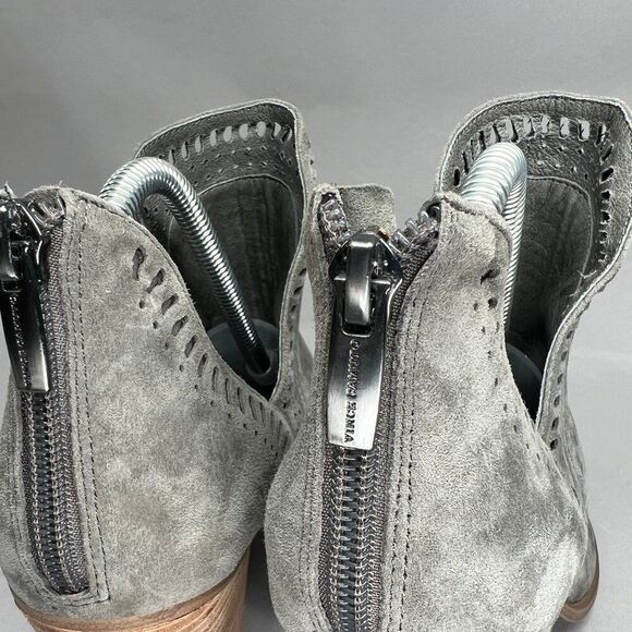 Vince Camuto Fileana Booties Women's Size 9.5 Split Shaft Suede Ankle Boots - Picture 6 of 15